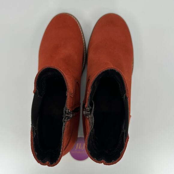 Overland Women's Macy Waterproof Terracotta Suede Boots Size 39 EU/ 8.5-9 US - Picture 9 of 13